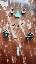 Load image into Gallery viewer, Amethyst Triple Moon Set *made to order*