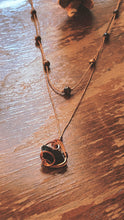 Load image into Gallery viewer, Black Tourmaline + Tigers Eye Set — Copper