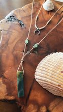 Load image into Gallery viewer, Indian Agate + Green Aventurine Set - Antique Silver
