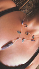 Load image into Gallery viewer, Amethyst Triple Moon Set - Antique Silver
