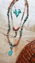 Load image into Gallery viewer, Unakite + Aventurine Amulet
